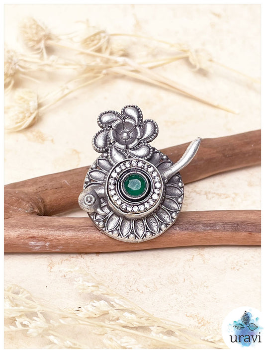 Manikarnika Silver Replica Ring