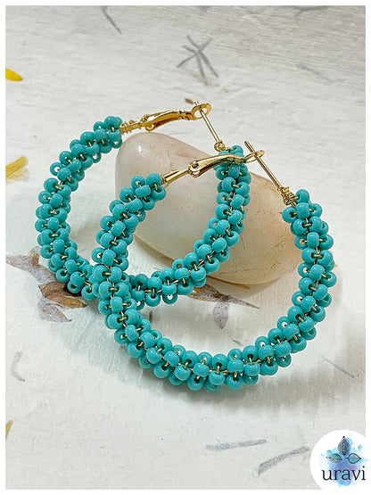 Phulkari Bollywood Style Long Dangler Earrings