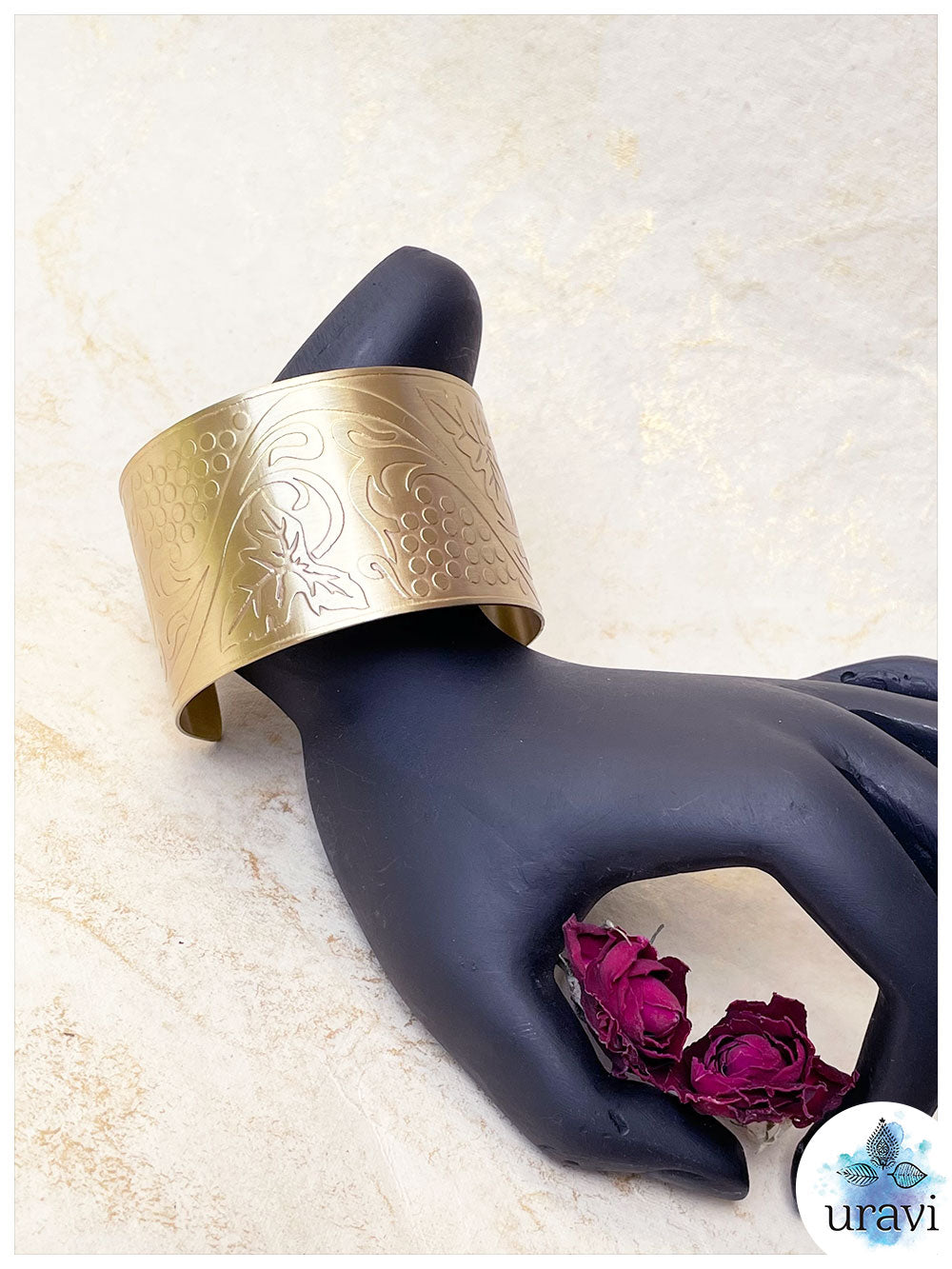 Jacqueline Matte Gold Designer Bracelet