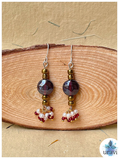 FairyFlicker  -  Handcrafted Glass Beaded Earrings