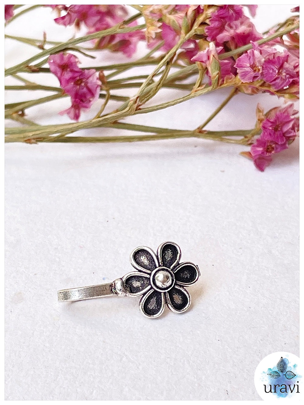 Pushp Nihar - non-piercing Nose Pin