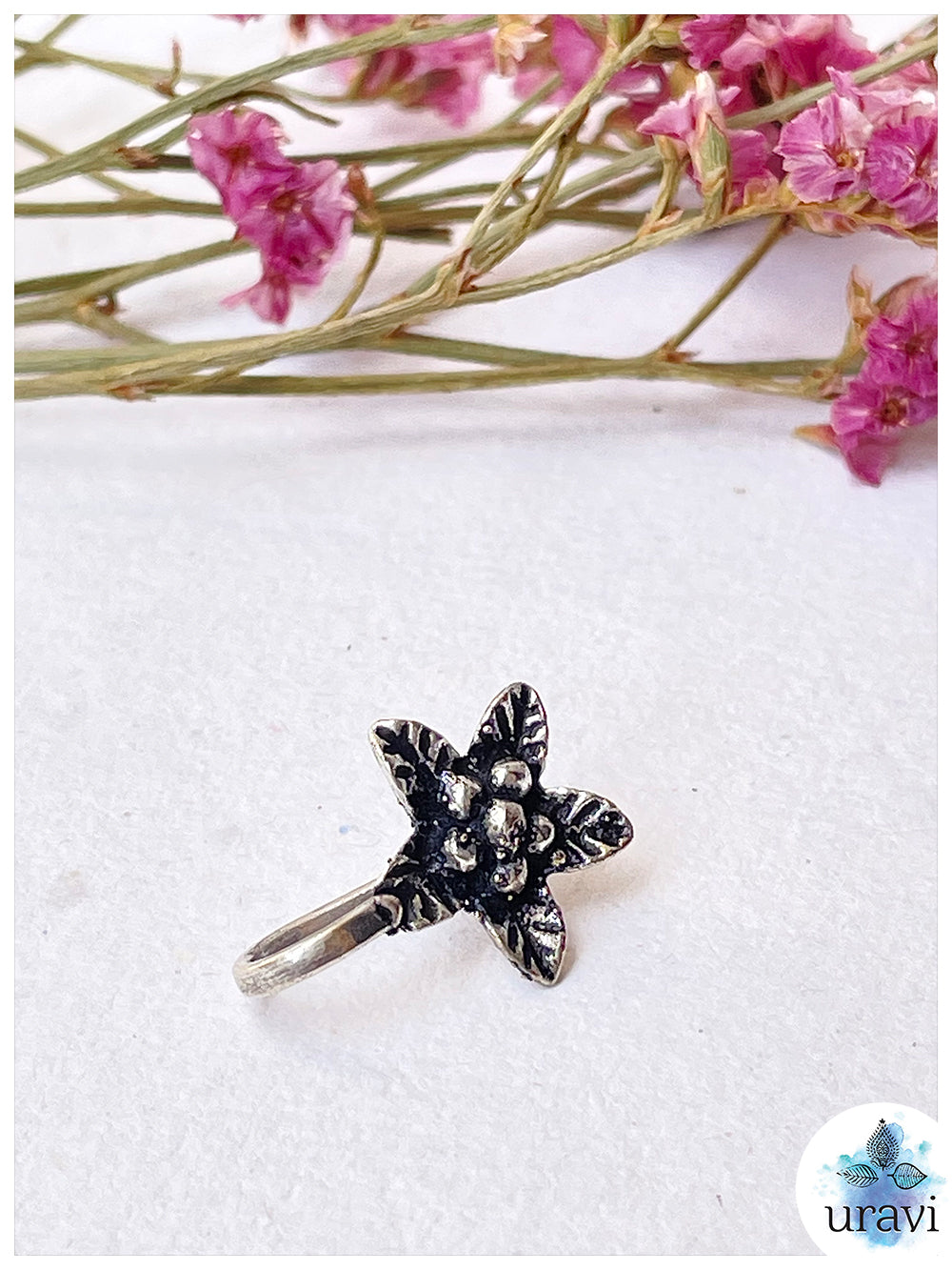 Star Flower - non-piercing Nose Pin