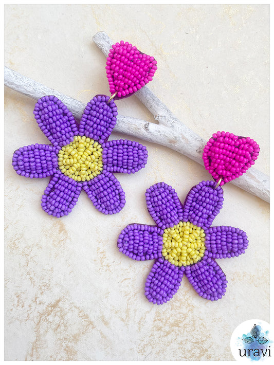 "Gul-Bahaar" Beaded Handmade Earrings