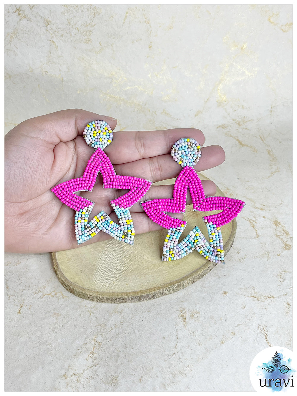 TwinklingStar Handmade Beaded Earrings