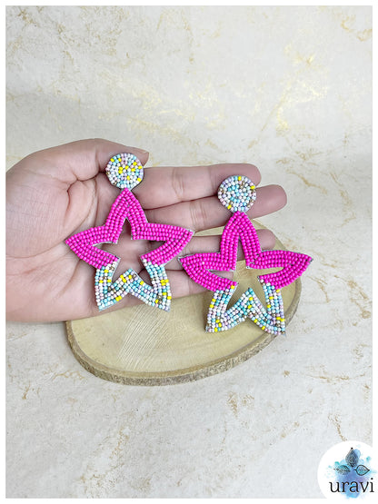 TwinklingStar Handmade Beaded Earrings