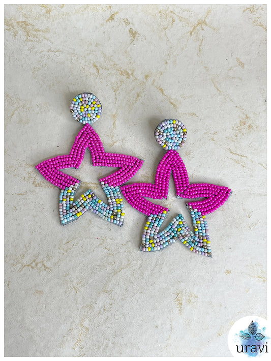 TwinklingStar Handmade Beaded Earrings