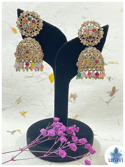 Anarkali Bollywood Style Jhumka Earrings
