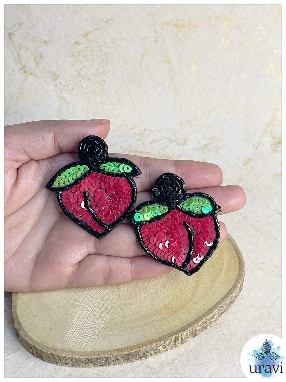 Berrylicious Handmade Beaded Earring