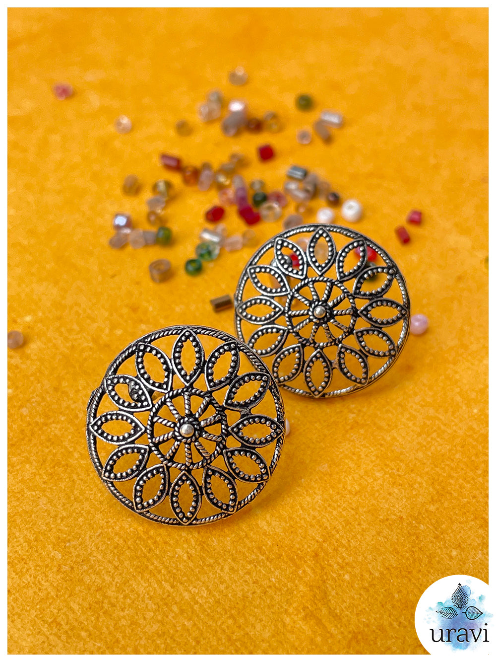 Ziggy - Silver Replica Stud Earrings