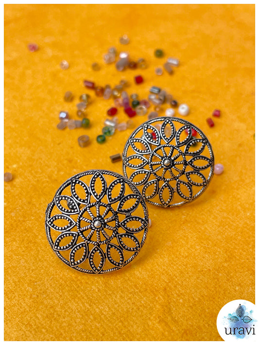 Ziggy - Silver Replica Stud Earrings