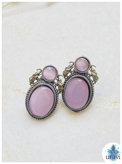 Sukh Silver Look-Alike Stud Earrings