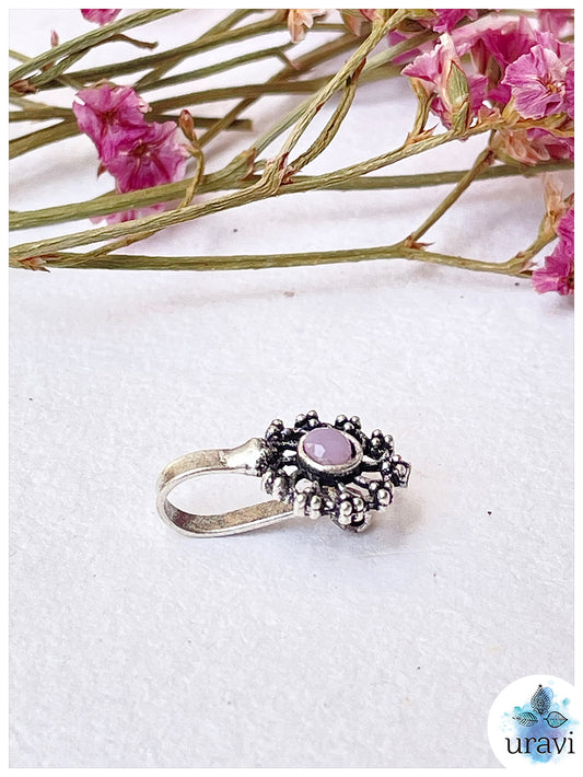 Phool Chakra - non-piercing Nose Pin