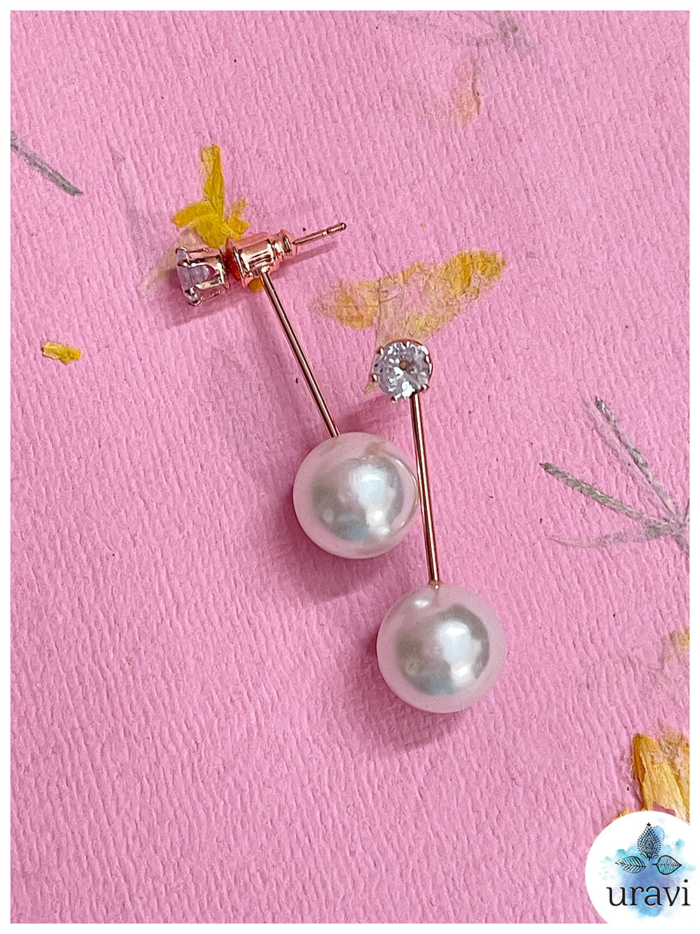 Pearl Stick - Anti Tarnish Earrings