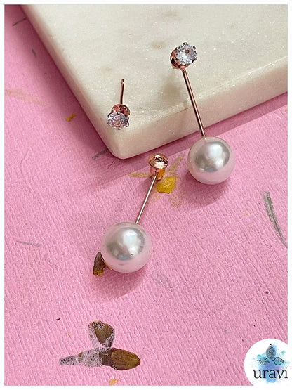Pearl Stick - Anti Tarnish Earrings