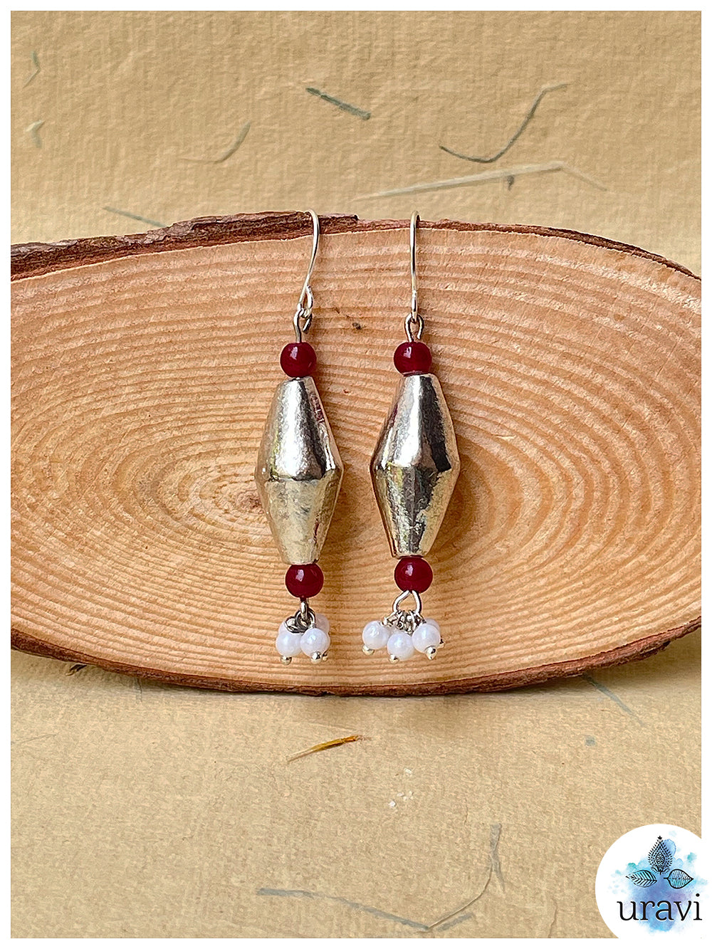 DelightDazzle -  Handcrafted Glass Beaded Earrings