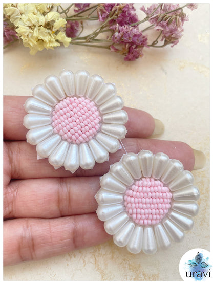 Daizy Beaded Handmade Earrings