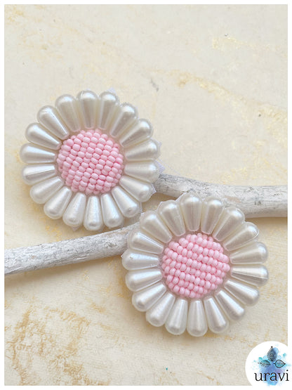 Daizy Beaded Handmade Earrings