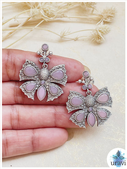 Titli  - Sliver Look Alike Dangler Earring