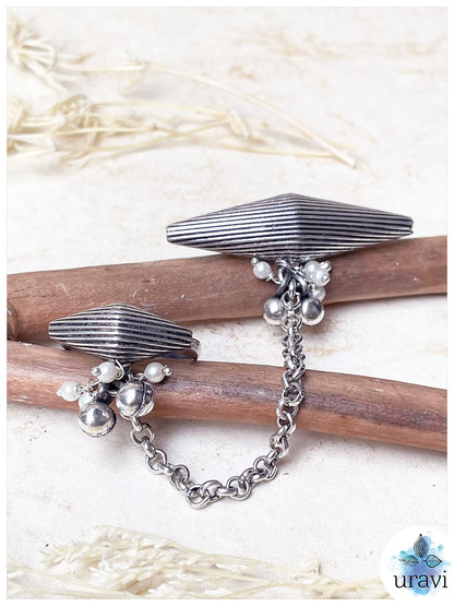 Love & Trust - Silver Replica Finger Ring