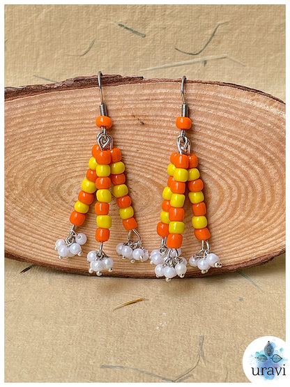 CharmChic - Glass Beaded  Handcrafted Earrings